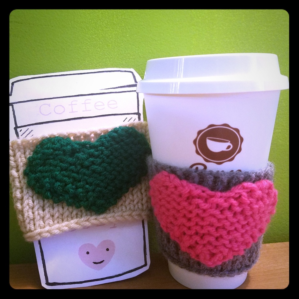 Two Unique Handmade Coffee Sweaters